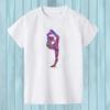 Maglietta da donna con stampa ginnasta e arcobaleno, motivo: ginnastica artistica, maglietta estiva per bambine, maglietta da streetwear hipster