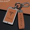 Car NFC Card Key Cover Alloy Protect Shell Keyring Anti-loss Pendant For Model 3 Model S Model X Model Y Auto Accessories
