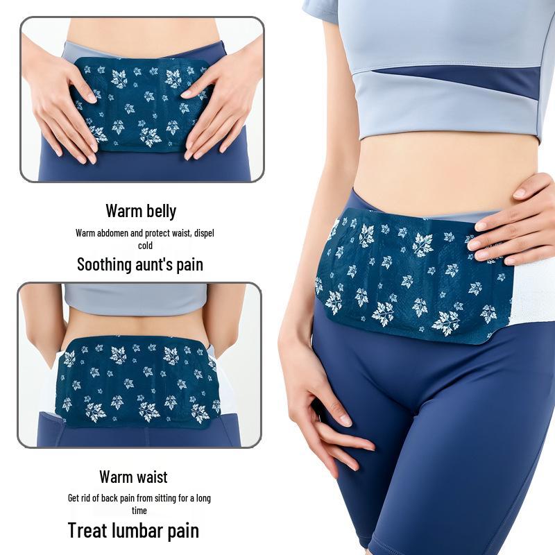 Самонагревающийся мокса-пластырь: Зимняя полынь тепло для живота и талии