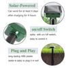Solar Sonic Mole Repellent,4 Pack,Ultrasonic & Solar Powered Repellent for Outdoor, Groundhog Repellent Snake Rodent Gopher Spikes Chaser Pest Control