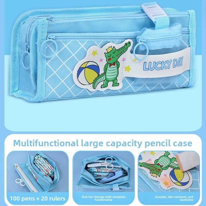 Style Cute Girls Pencil Case With Large Capacity For School And Office Use