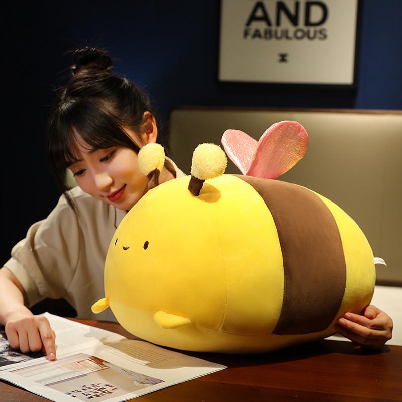 Cute Creative Cartoon Simulation Small Bee Plush Toy Girls Children Holiday Gift