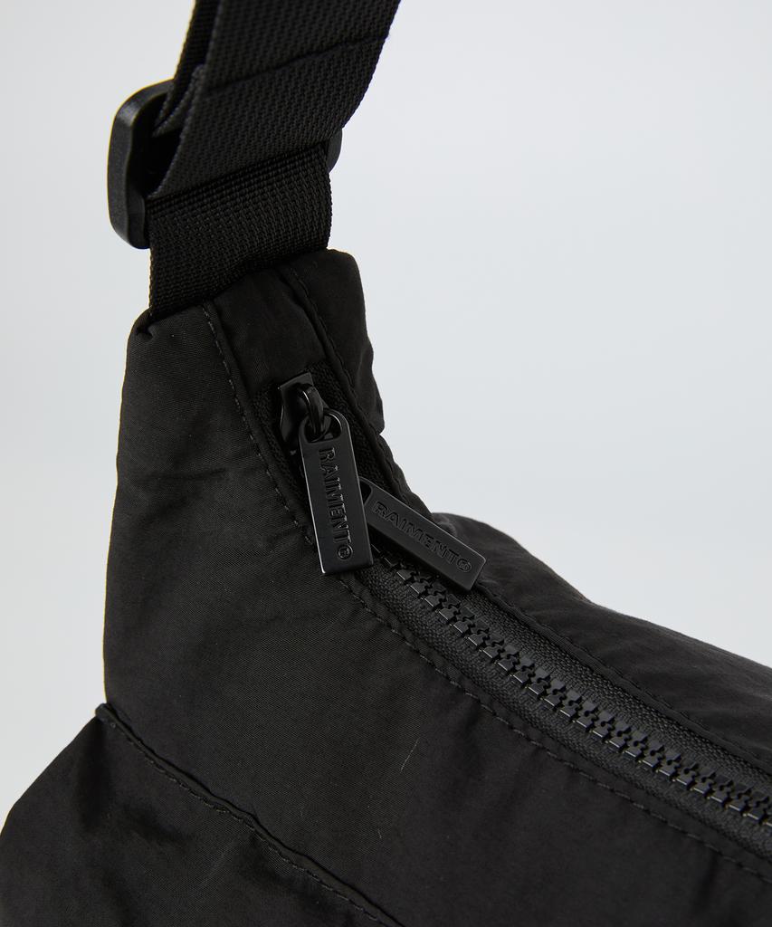 Raiment Hobo Citywalker Multi Crossbody Bag_Black