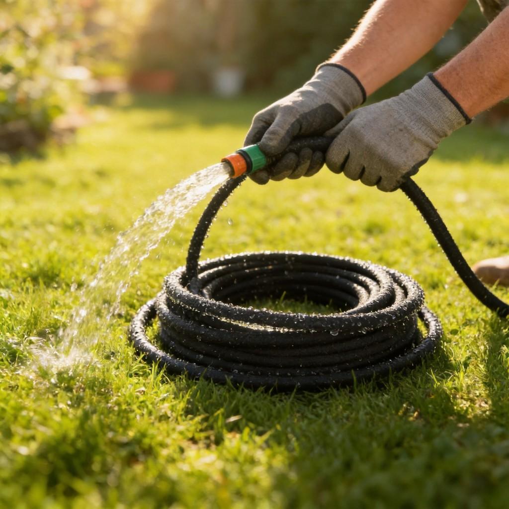 Farming Irrigation Hose With Quick Attachments For Garden And Green Space