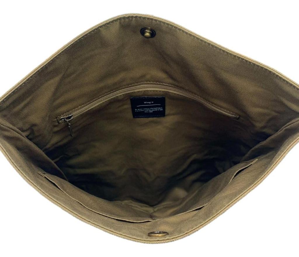 [nature Et Evoluer] Harris X Paraffin Canvas Vertical Tote with Leather Accessory (WG2421-CGY)