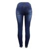 Women's Mid Rise Jeans Skinny Ripped Jeans Stretch Distressed Denim Pants Slim