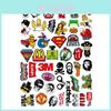 Trendy Graffiti Stickers For Luggage Motorcycle Helmets Cartoon Diy Pvc Waterproof Pack Of 50