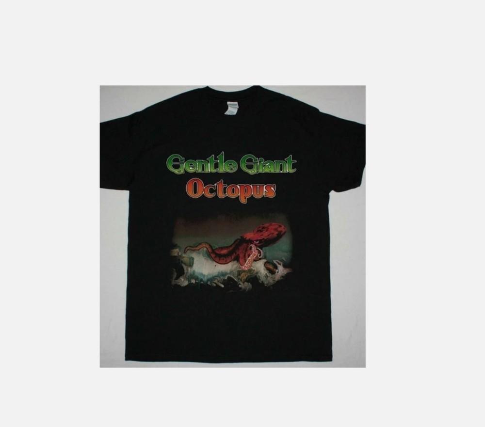 Gentle Giant Осьминог Прогрессивный Рок Yes Camel Футболка Праздничный Подарок Унисекс Футболка Унисекс M