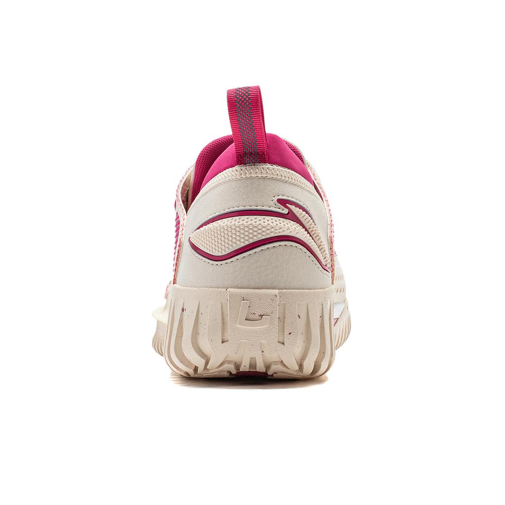 New LiNing Anti 5 Low Slip Resistant And Breathable Coverage Low top Basketball Shoes Men's Matte Ecru ABFU005-22