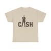 Unisex-Shirt Baumwolle Oversize Große Größe Johnny Cash Grafik-T-Shirt Vintage-Poster Country Unisex Schweres Baumwoll-T-Shirt