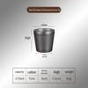 Gold Retro Double-Walled Insulated 304 Stainless Steel Water Cup with Diamond Texture 