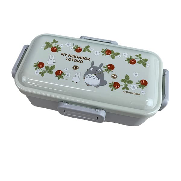Ghibli Bento 1 Dishwasher and Microwave Soft Bento Made in Studio My Neighbor Raspberry Set Box, Tier, Safe, Box, Japan, 530ml, Antibacterial, Ghibli,