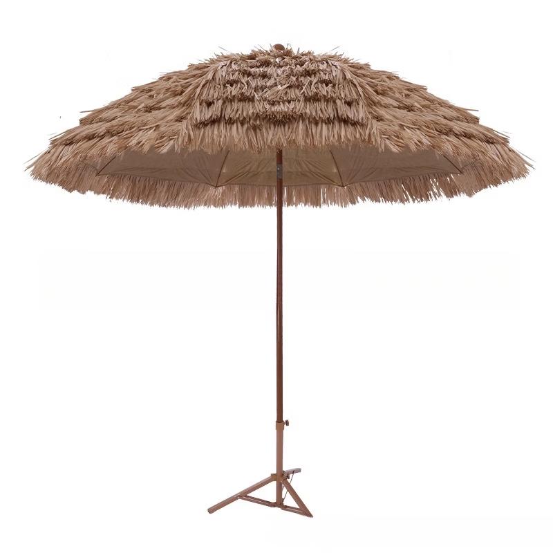 Artificial Thatch Outdoor Foldable Umbrella