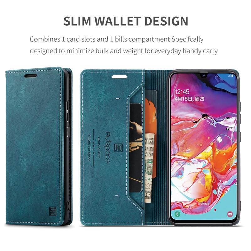 For Samsung Galaxy A50 Case Wallet Magnetic Card Flip Cover For Galaxy A70 A50S A70S Case Luxury Leather Phone Cover Stand