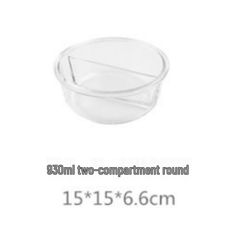 

Ruhan Round Borosilicate Glass Lunch Box