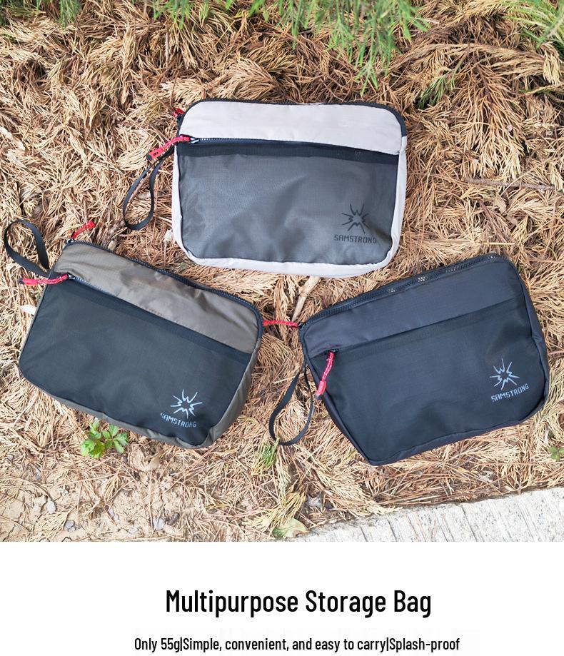 Water-Repellent Ultra-Light Mesh Toiletry Bag for Men & Women - Large Capacity, Travel & Commute Makeup Organizer