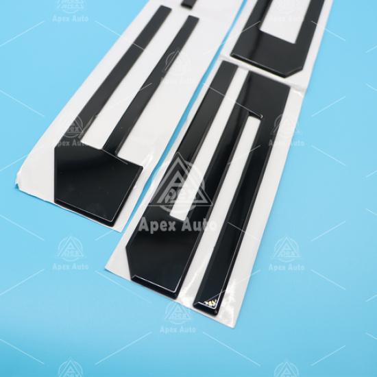 3D Raised Gloss Black Tailgate erts Letters Emblems fit for F-150 2018-