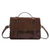 Large-capacity briefcase, Japanese-style JK uniform bag, vintage buckle messenger bag, college British-style backpack, crossbody bag