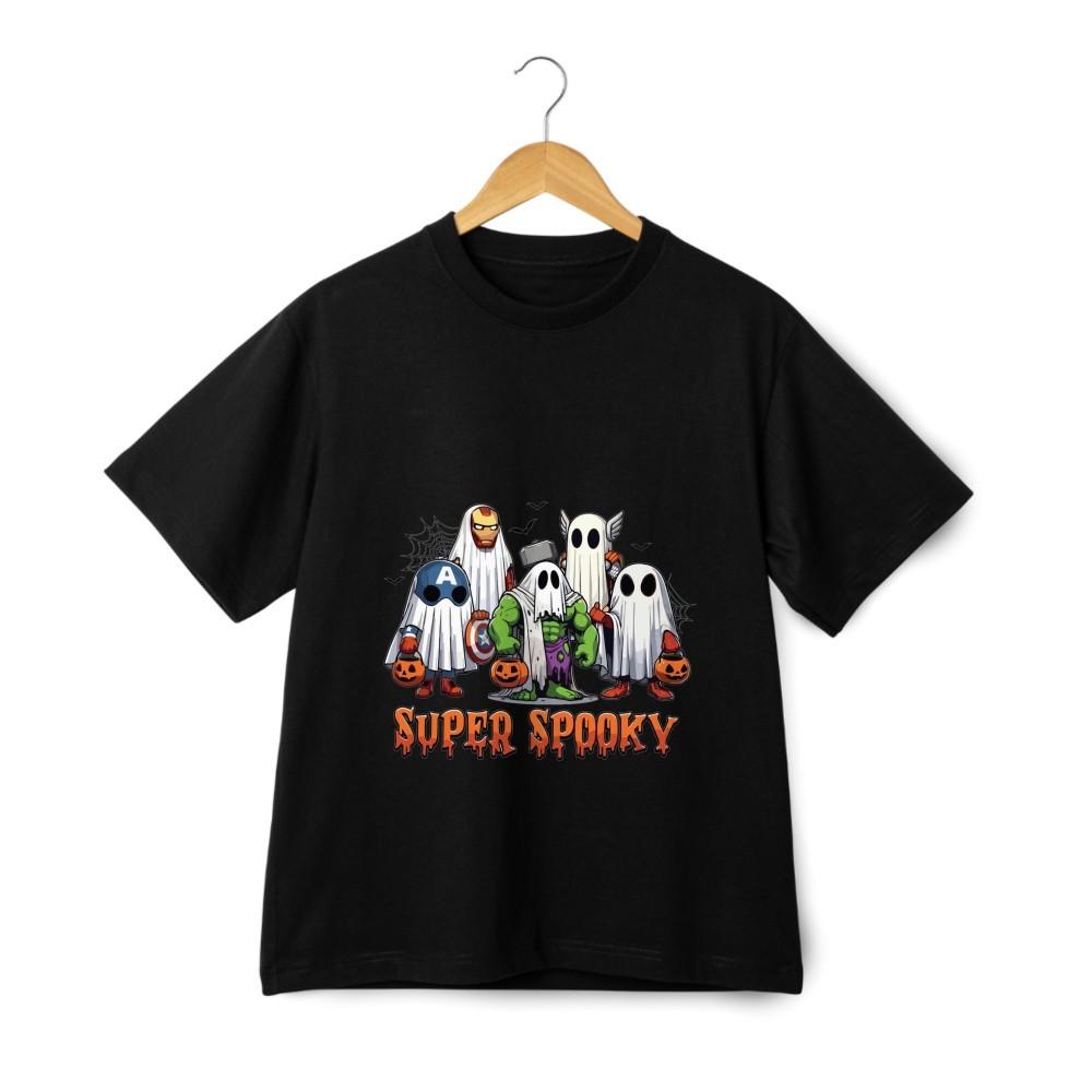 

Superhero Ghosts Halloween T-Shirt – Marvel Costume Parody Spooky Tee 2XL