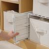 Cotton Linen Foldable Clothes Storage Box With Stackable Design For Bedroom And Closet Organization