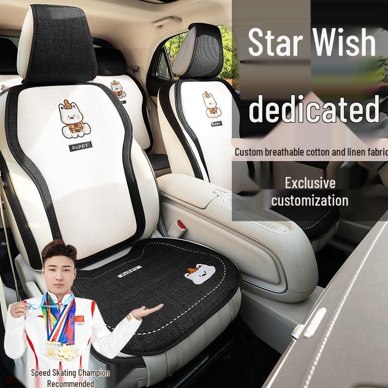 Geely Xingyuan 310KM/410KM Cotton Linen Car Seat Covers