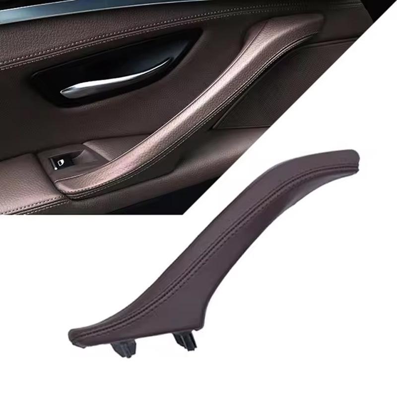 Compatible Interior Door Leather Handle for 2010-2017 BMW 5 Series F10/F11/F18 520i/523i
