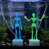 Glow In Dark Dancing Skeleton Aquarium Bubbler  Aquariums Enthusiasts