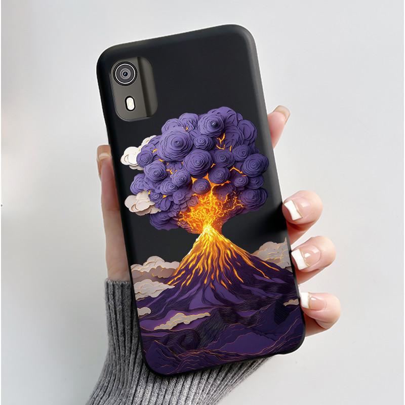 Cute Case For Nokia C02 (TA-1522) / C2 2nd Edition Funda Capa Printing Shell Protective Cover Soft Silicone Cartoon Phone Casing