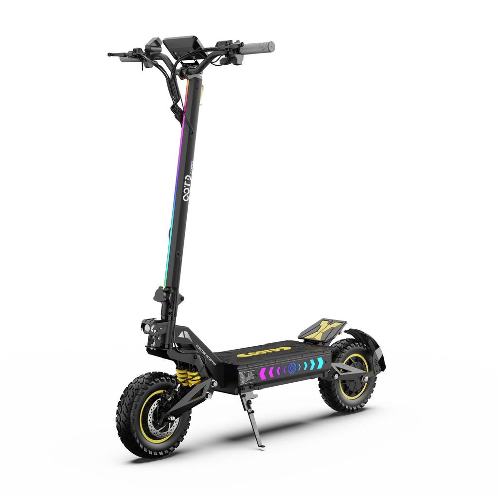 OOTD T10 PRO Electric Scooter with Dual 1300W Motors 52V 23.4Ah Battery for Extended Range & Strong Climbing Ability
