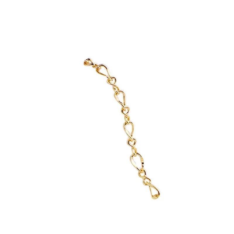 Zlatem plněné prodloužení řetízku pro výrobu šperků - Arašíd a Matka s dítětem (14K)