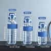 Leak-Proof Portable Sports Water Bottle - 1000ml Durable PC Material with Secure White Cap & Handle Water Bottles