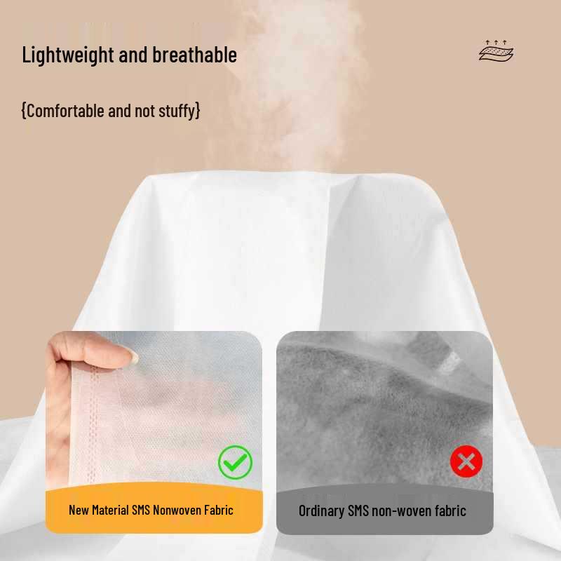 Hotel Travel Disposable Non-woven Bed Sheets, Pillowcases, and Quilt Covers - Dustproof Bedding for Business Trips and Homestays