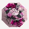 1pc Witchy Owl Artwork Umbrella with Plastic Handle,Suitable for All Seasons UmbrellaPT561