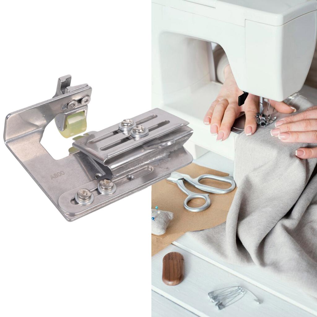 Industrial Flatbed Sewing Machine Quilting Presser Foot Width Adjustable Double Layer Ruffling Presser Foot Attachment