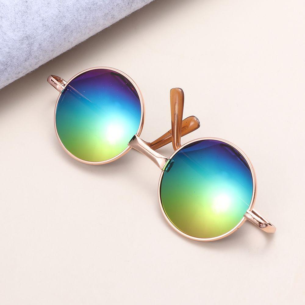 10Cm For 16 Dolls Korea Fit 18Inch Dolls Glasss Accessories Decoration Round Glasses