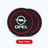 BBGK3 2pcs Car Coaster Water Cup Bottle Mat Silicone Non Slip Pad For Opel Corsa Mokka Astra Cascada Adam Insignia Meriva Vectra