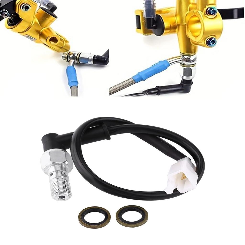 Hydraulischer Bremsschalter Druckschalter für Motorrad Banjo Bolzen 2