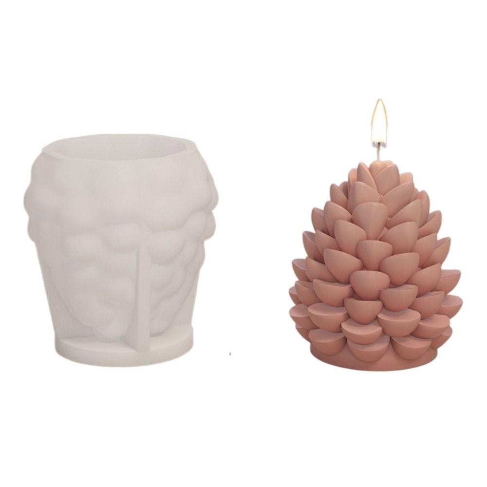 Elk Christmas Candle Mold Christmas Tree Plaster Mold Candle Making Tools  Festival Decorations