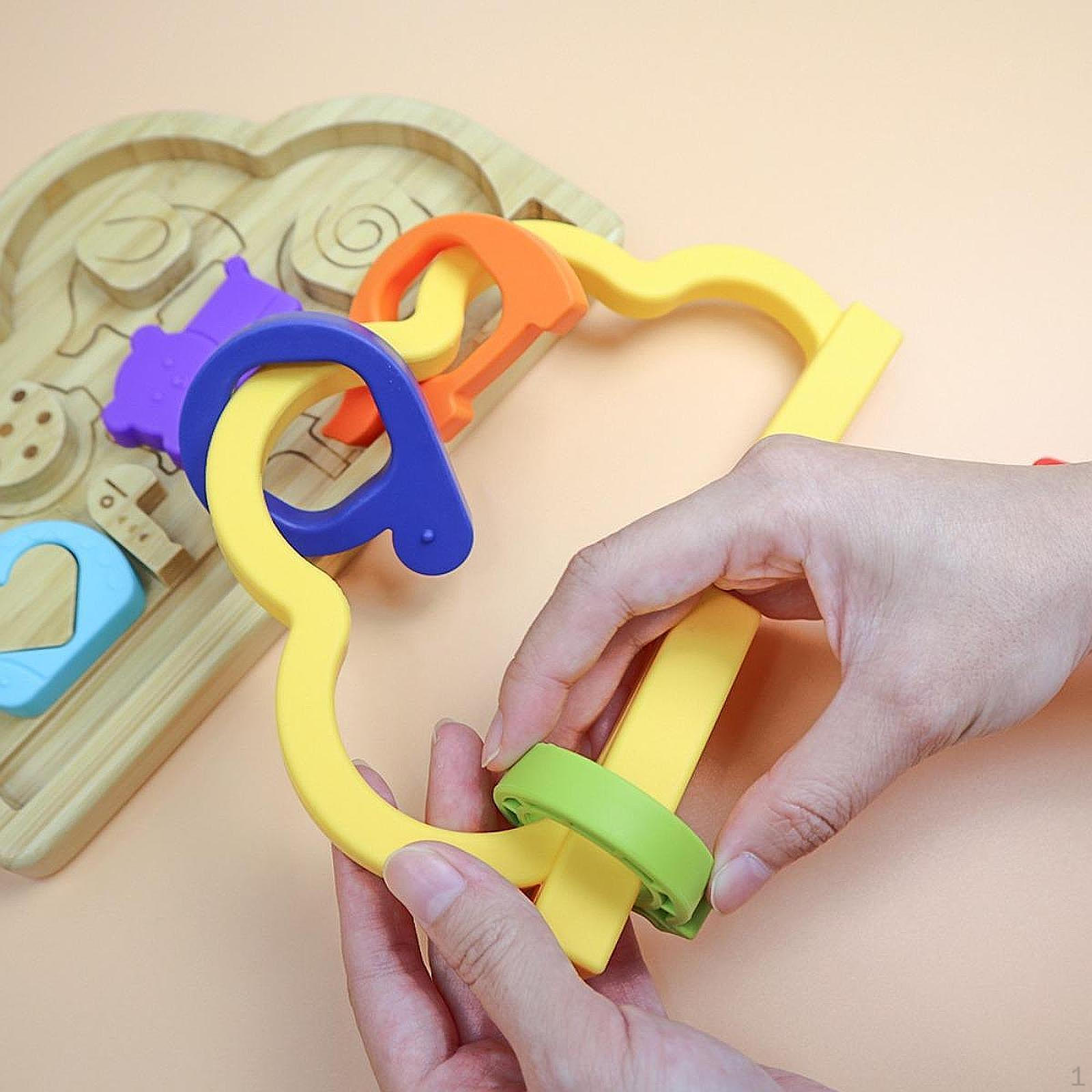 

Головоломка с животными, игрушка-балансир, игра для детей, мелкая моторика, настольный детский блок yellow