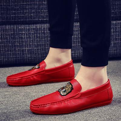Doudou Shoes Men's Summer Korean Version of Low-top Casual Shoes Versatile Men's Driving Lazy Shoes Men's Comfortable and Breathable