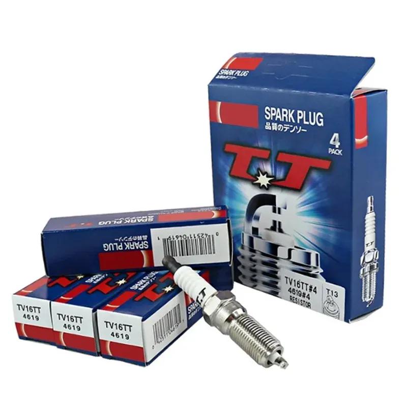 

4/6PCS Platinum Spark Plug 4619 TV16TT for Ford Escort B-max C-max Fiesta Focus Fusion Mondeo Mazda 2 6 Opel Vauxhall Chevrolet 4pcs