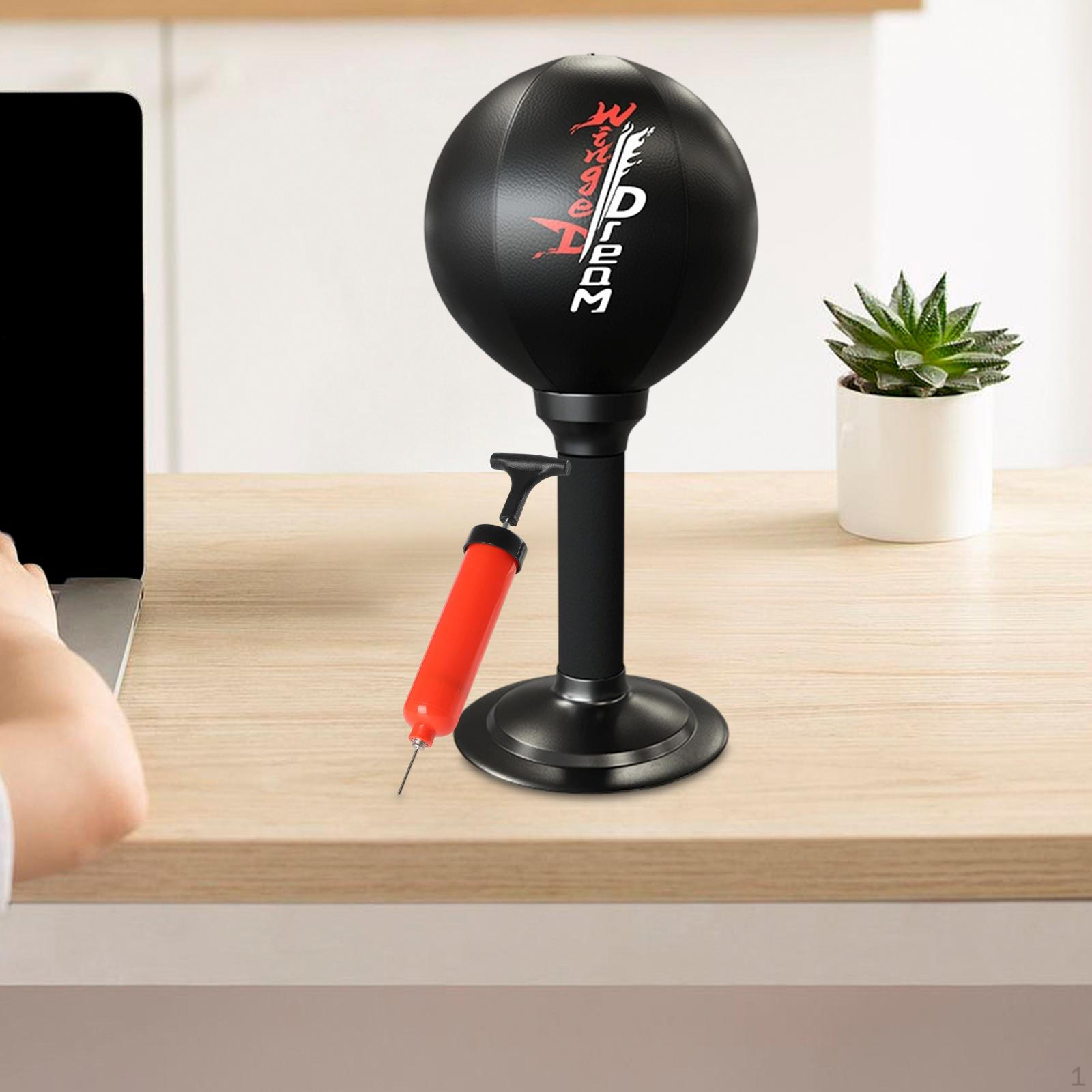 

Настільна боксерська груша, тренування з боксерським м ячем, кріплення на присосці, вправи, бокс для офісу