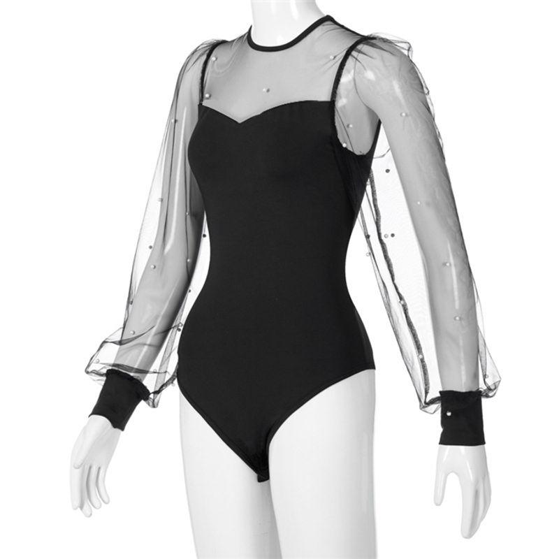 

Модный комбинезон Женский комбинезон Боди Женская одежда Black S