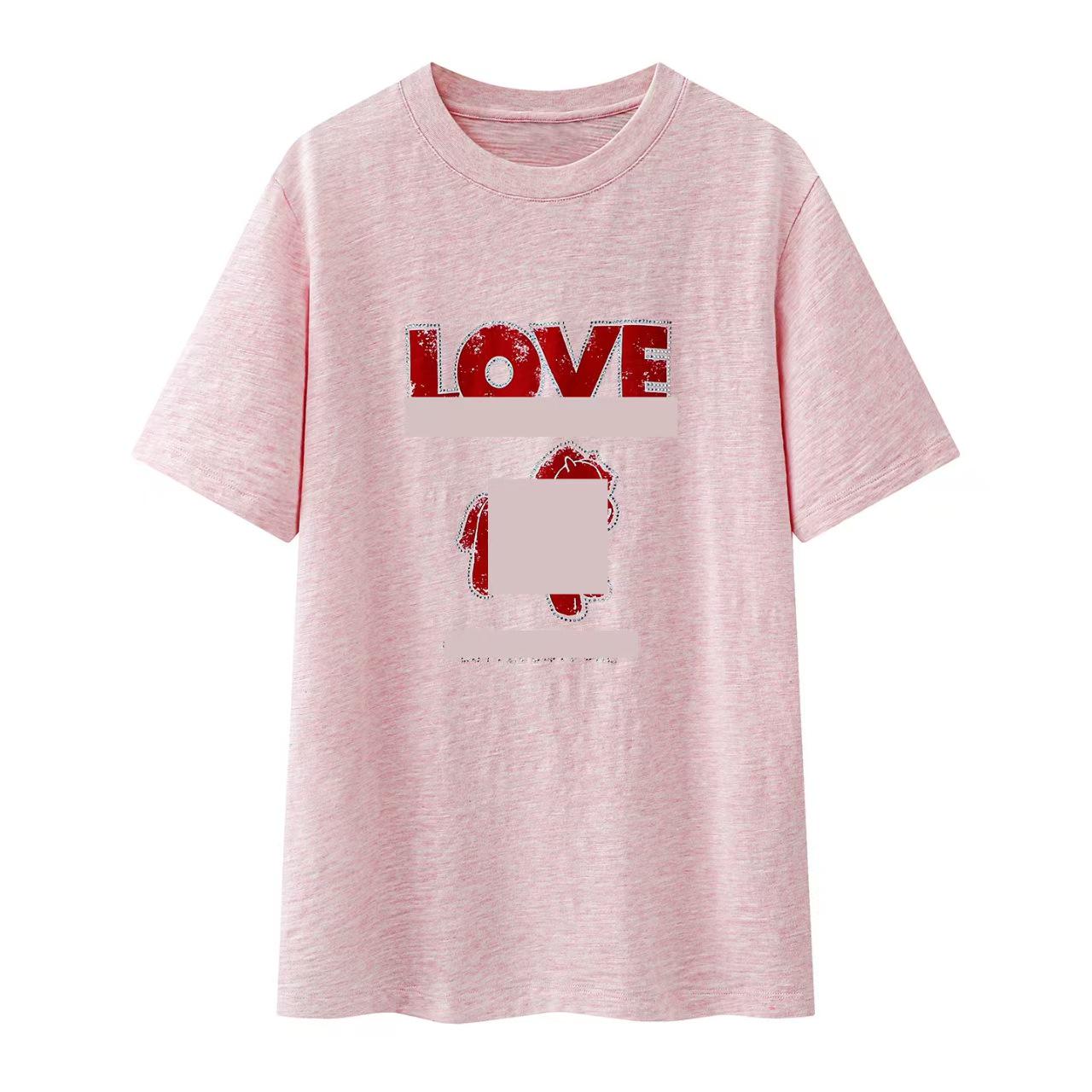 In Stock 2026 Zodiac Horse Rhinestone Bamboo Cotton T-Shirt Large