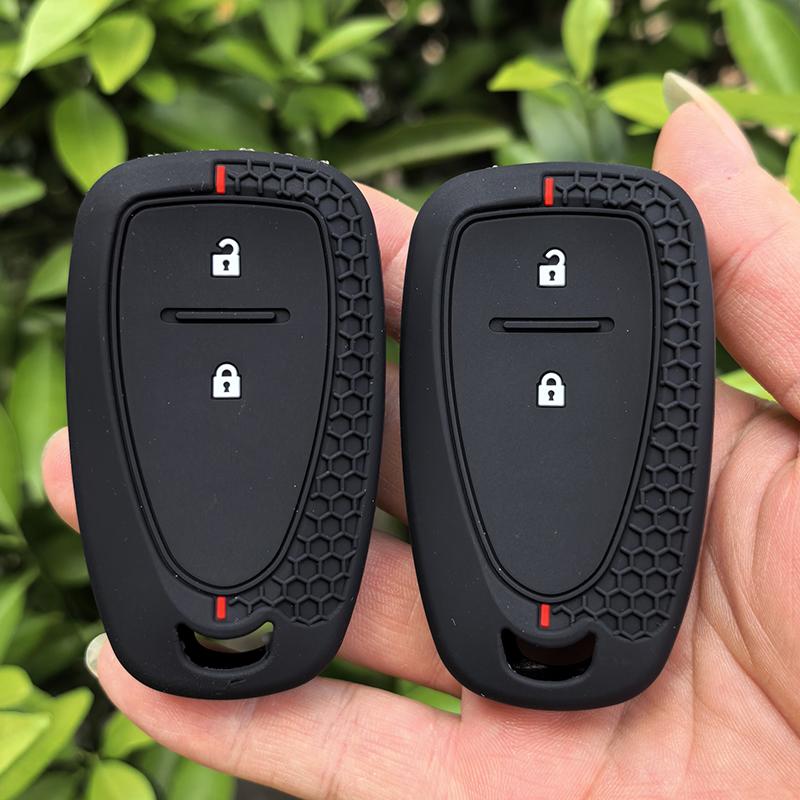 2 Buttons Silicone Car Remote Key Cover Case Holder for Chevrolet Cruze Spark 2016 Excellent Smart Remote FOB Key Shell Holder