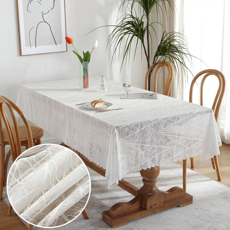 Europe Lace Tablecloth Dining Table Cover Table Cloth Flower Lace Desk Mat Fabric Towel