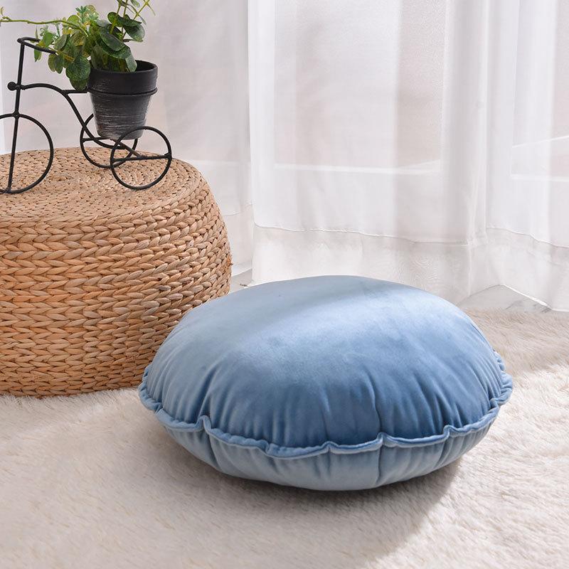 Nordic Meditation Cushion Futon Round Cushion Covers Velvet Throw Pillow Case Sofa Car Bed Decor Cushion Cover Lumbar Pillow