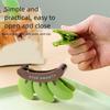 Magnetic Bag Clips Banana Shape Magnetic Clamp Refrigerator Airtight Chip Clips For Home Office Refrigerator Freezer Dorm Pantry