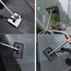 Telescopic Handheld Automotive Windshield Cleaner With Adjustable Length Stainless Plastic Wiper Tool For Universal Use