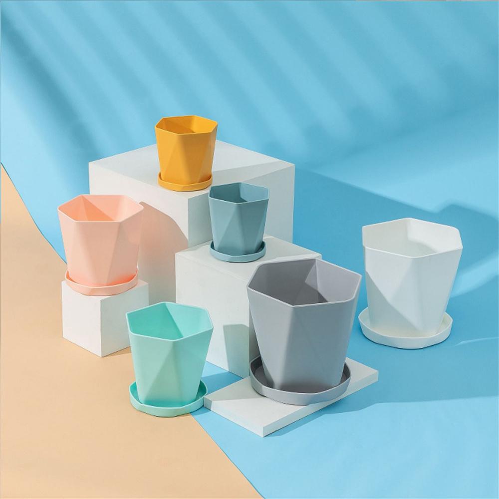 Practical Water-saving Tray Compression Extrusion Simple Temperament Ventilation Hole Design Flower Pots And Planting Flowerpot